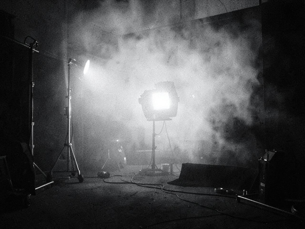 Filmproduktion på inspelningsplats